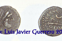 Fotografía del catalogo de subastas donde apareció la tercera moneda de Ocvri.