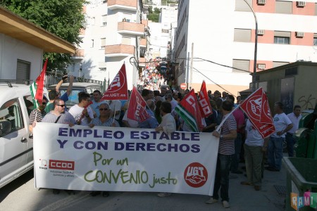 La manifestación del 16 de junio de 2011, por la calle Pasadilla