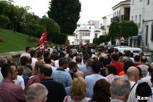 Manifestación de petaqueros el 7 de junio de 2011