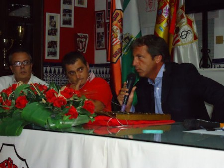 Cristóbal Soria, junto con Francisco Pérez León y Jesus Reina