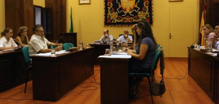 Pleno municipal del 29 de septiembre de 2011.