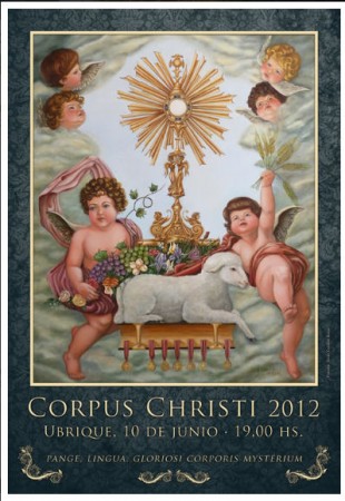 Cartel anunciador del Corpus.