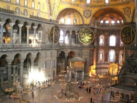 Hagia Sophia interior.