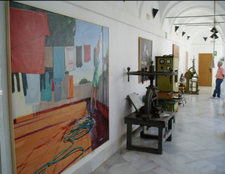 Exposicion en el claustro del Convento (Foto: Paco Solano).