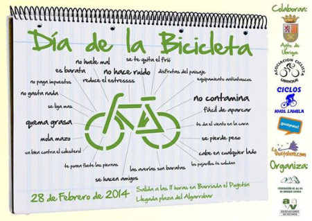 Cartel del Día de la Bicicleta.