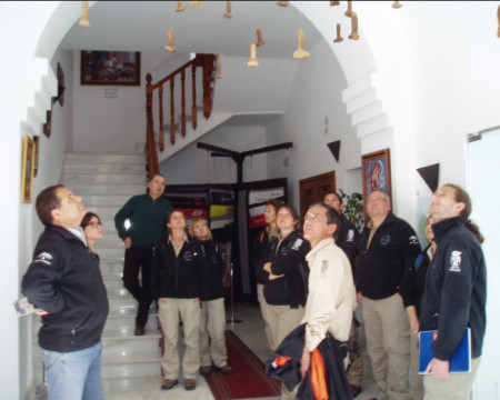 Participantes en la visita guiada (Foto: http://museodelapiel.blogspot.com.es).