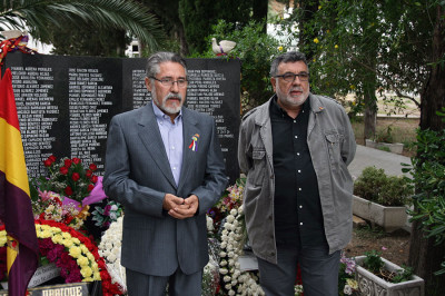José García Solano y Luis García Bravo (Foto: iu-ubrique.org).