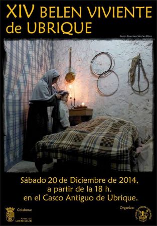 Cartel del Belén Viviente, evento aplazado hasta el 20 de diciembre.