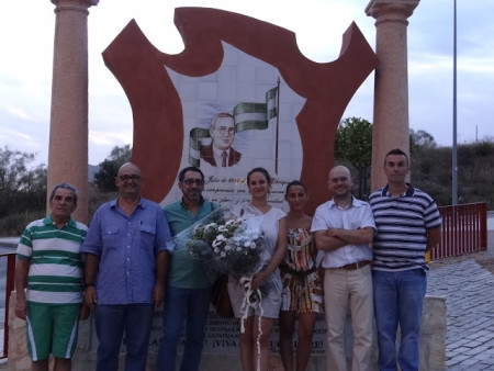 Participantes en el homenaje (Foto: Levántate Andalucía).Participantes en el homenaje (Foto: Levántate Andalucía).