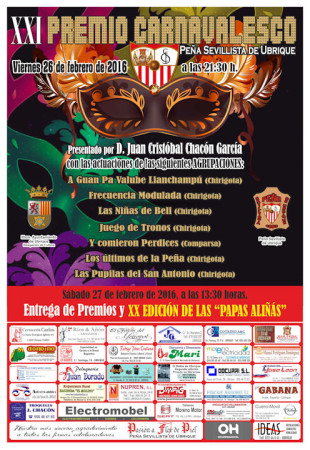 Cartel del Carnaval de la Peña Sevillista.