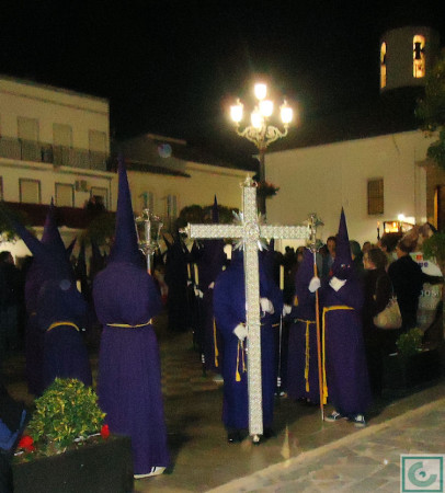 Penitentes del Santo Entierro, en La Plaza.