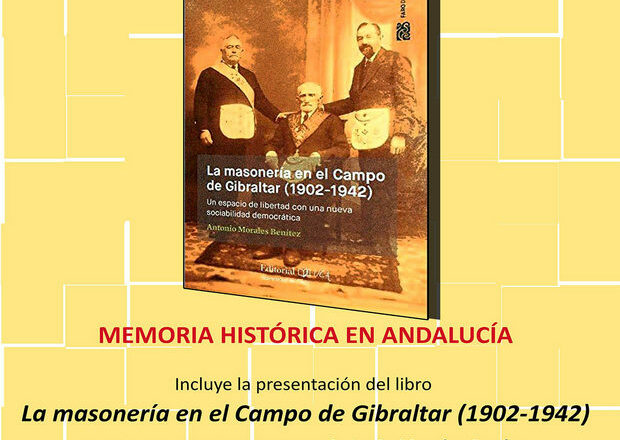 Antonio Morales presenta su libro sobre la masonería en el Campo de Gibraltar el 29 de noviembre