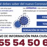 Información sobre el coronavirus.