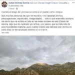 Escrito de la alcaldesa.