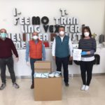 Comienza la distribución de mascarillas.
