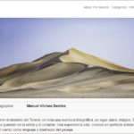 Captura de la web del MIFA con la fotografía de Manuel Vilches.