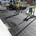 Obras en la extinta plaza Juan Carlos I.