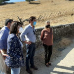 Participantes en la visita al Puente de Realejo.