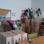 Alimentos recaudados en Ubrique para el pueblo saharaui.
