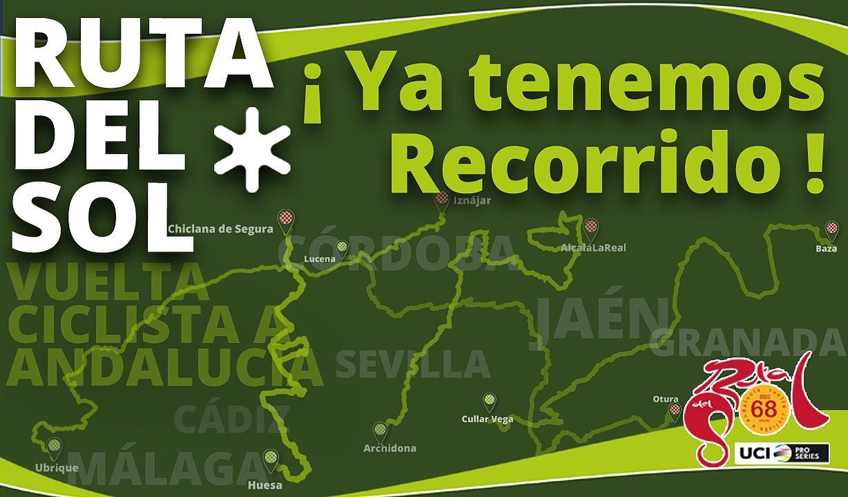 Cartel de la Vuelta Ciclista a Andalucía 2022.