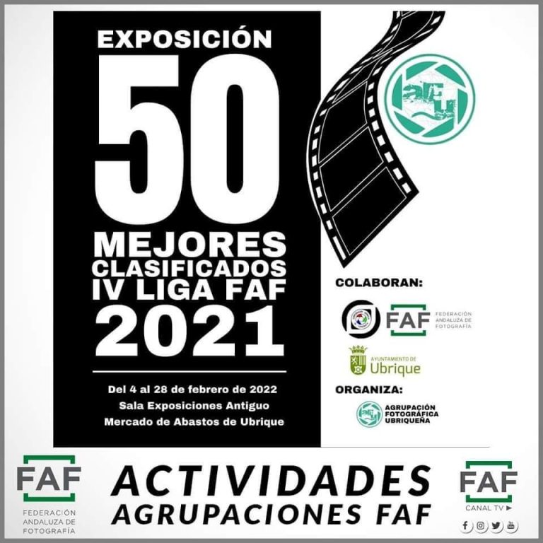 Exposición 50 mejores clasificados iV Liga FAF 2021.
