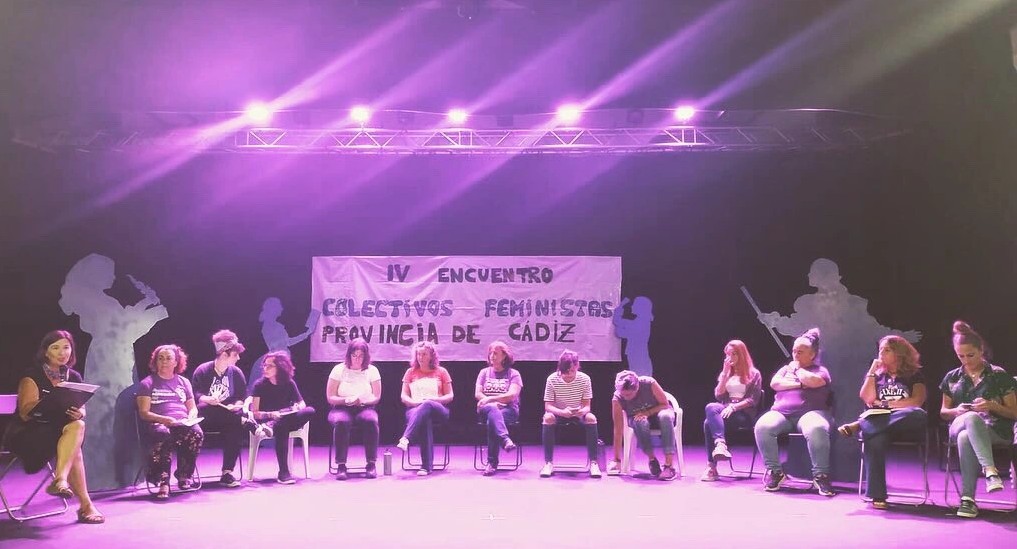 Encuentro de colectivos feministas de la provincia de Cádiz.