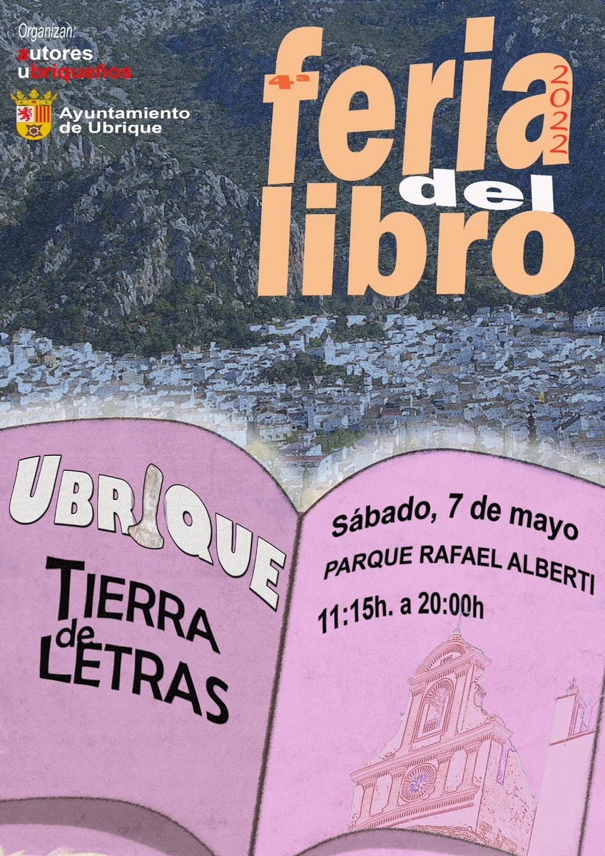 Cartel de la Feria del Libro de Ubrique.