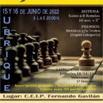 El Torneo de Primavera de Ajedrez, el 15 y el 16 de junio