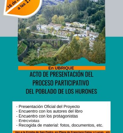 La presentación del proyecto sobre el poblado de Los Hurones, el 16 de noviembre en la ermita de San Pedro